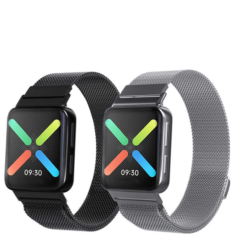 Oppo Watch 46mm Uyumlu 22mm Metal Kordon Dönüştürücü - 12