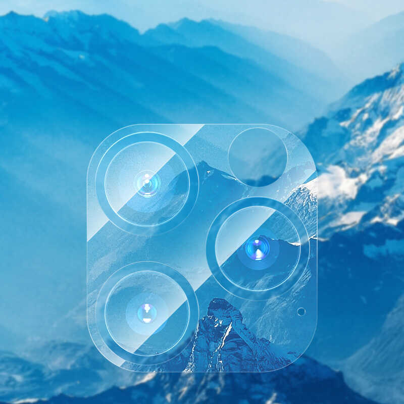 Apple iPhone 12 Pro Uyumlu Benks Soft Kamera Lens Koruyucu Cam - 3