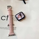 ​​​Apple Watch 38mm Uyumlu KRD-28 Deri Kordon - 14