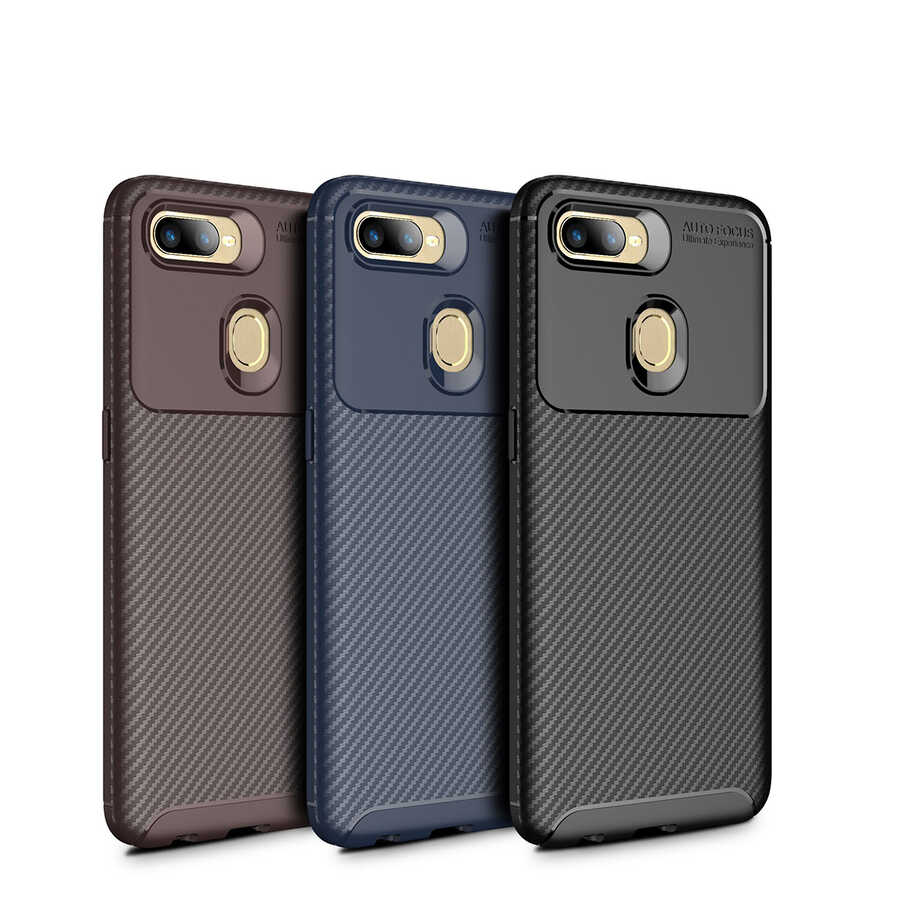 Oppo A7X Uyumlu Kılıf Zore Negro Silikon Kapak - 4