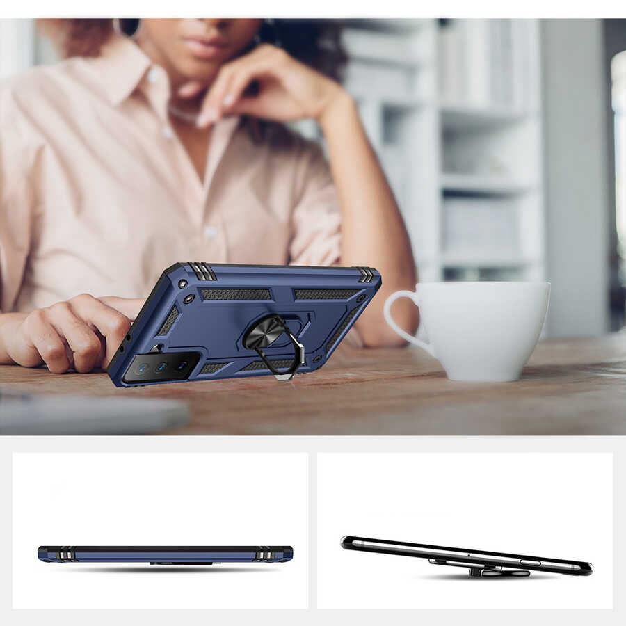 Samsung Galaxy S21 Plus Uyumlu Kılıf Zore Vega Kapak - 1