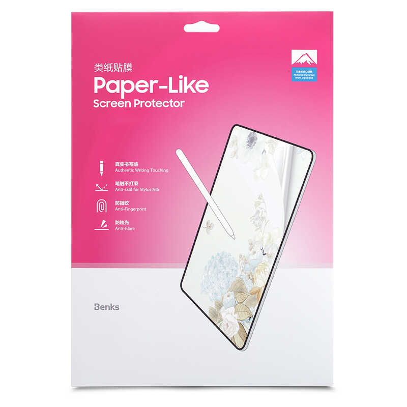 Benks Apple iPad Air 10.9 2020 Uyumlu (4.Nesil) Paper-Like Ekran Koruyucu - 5