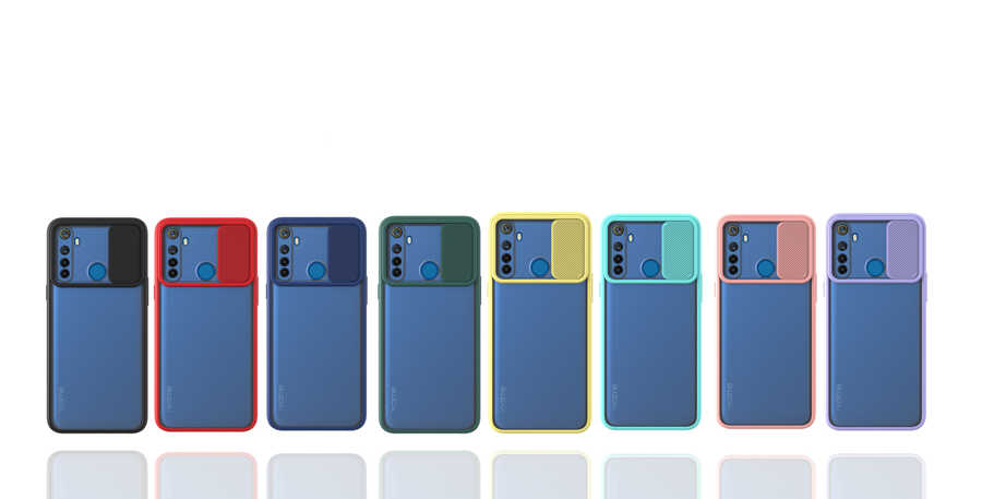 Realme 5İ Uyumlu Kılıf Zore Lensi Kapak - 2