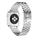 Apple Watch 44mm Uyumlu KRD-30 Metal Kordon - 1