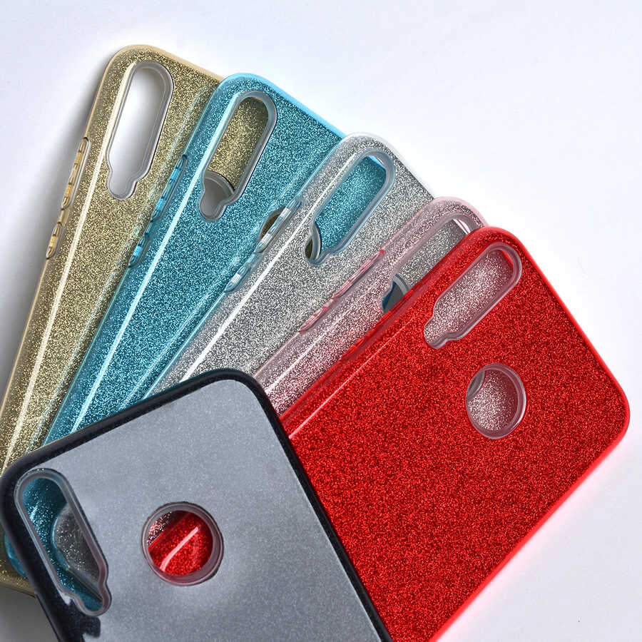 Huawei P40 Lite E Uyumlu Kılıf Zore Shining Silikon - 1