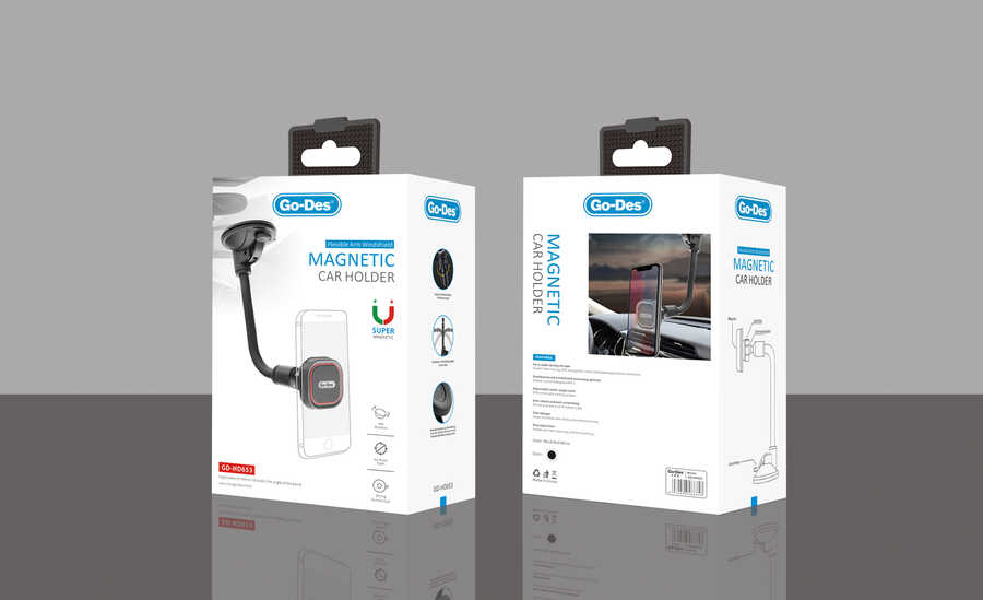 ​​​Go Des GD-HD653 Magnetik Araç Telefon Tutucu - 1