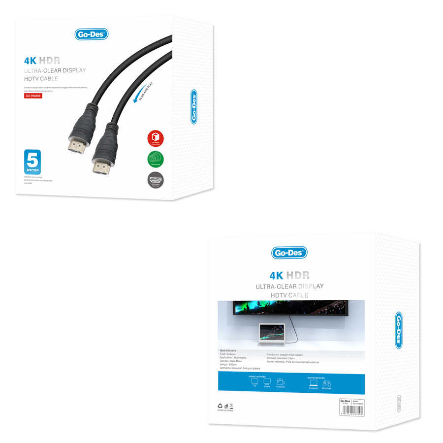 Go Des GD-HM805 HDMI 4K HD Kablo - 1
