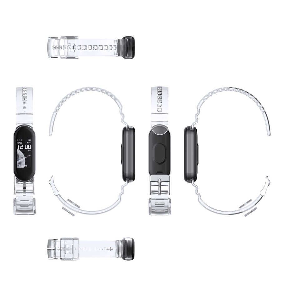 Xiaomi Mi Band 5 Uyumlu KRD-27 Silikon Kordon - 4