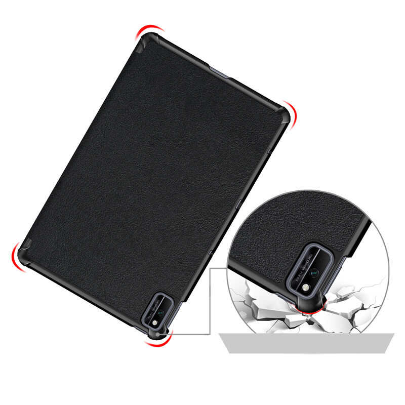Huawei MatePad 10.4 Uyumlu Zore Smart Cover Standlı 1-1 Kılıf - 3