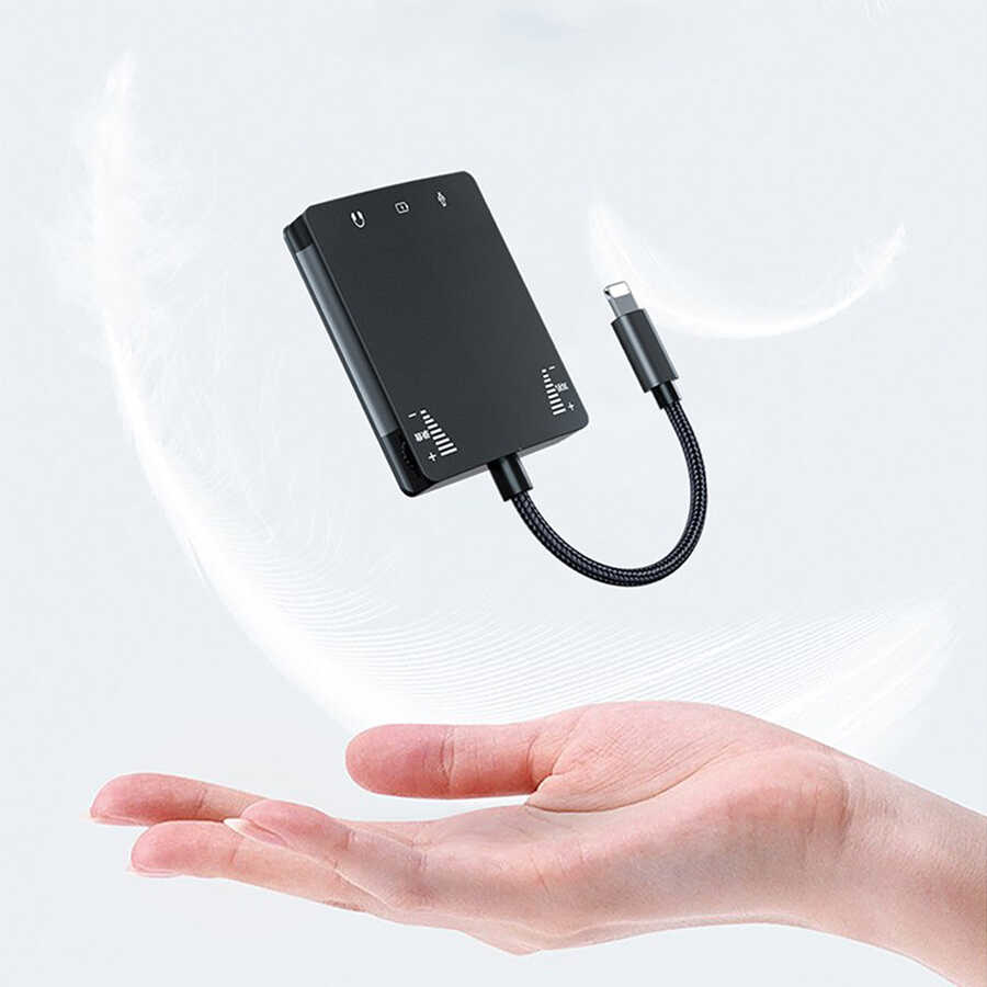 Wiwu 3 in 1 Live Broadcast Lightning Ses Adaptörü - 3