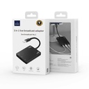 Wiwu 3 in 1 Live Broadcast Lightning Ses Adaptörü - 13