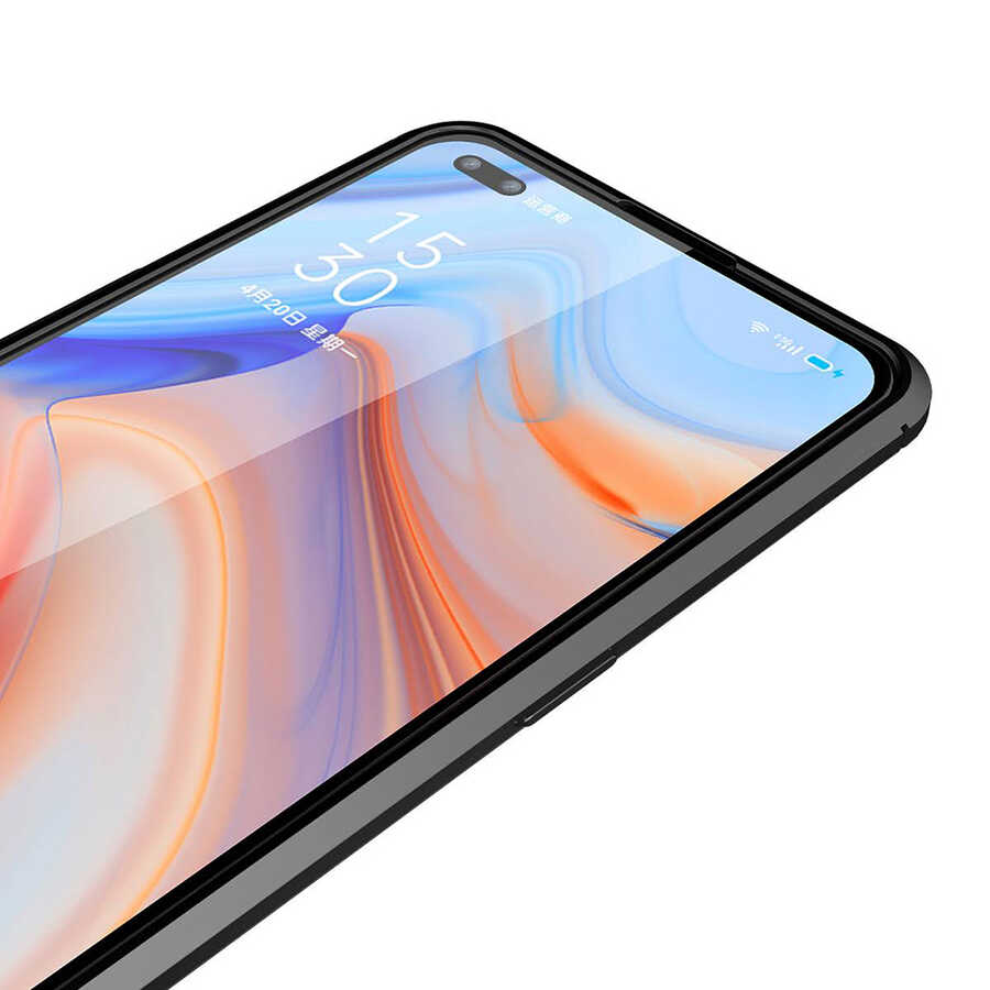 Oppo Reno 4 Uyumlu Kılıf Zore Niss Silikon Kapak - 5