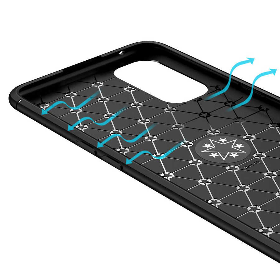 Oppo Reno 4 Uyumlu Kılıf Zore Ravel Silikon Kapak - 1