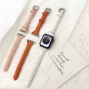​​​Apple Watch 38mm Uyumlu KRD-28 Deri Kordon - 13