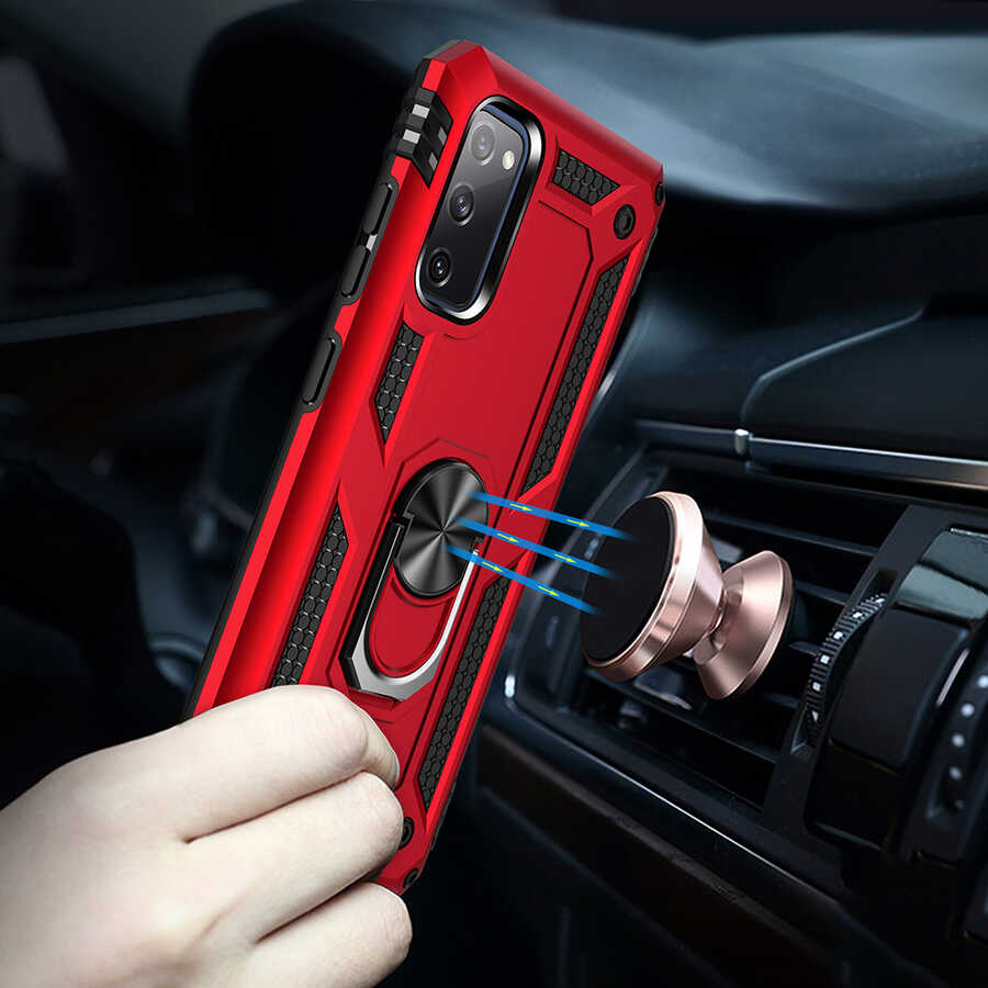 Samsung Galaxy S20 FE Uyumlu Kılıf Zore Vega Kapak - 5