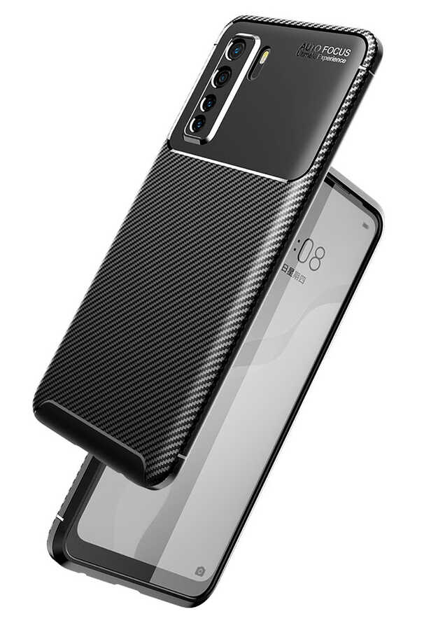 Huawei P40 Lite 5G Uyumlu Kılıf Zore Negro Silikon Kapak - 1