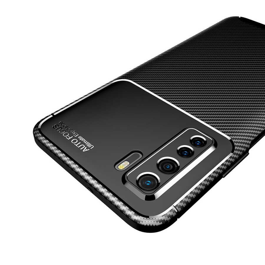 Huawei P40 Lite 5G Uyumlu Kılıf Zore Negro Silikon Kapak - 6