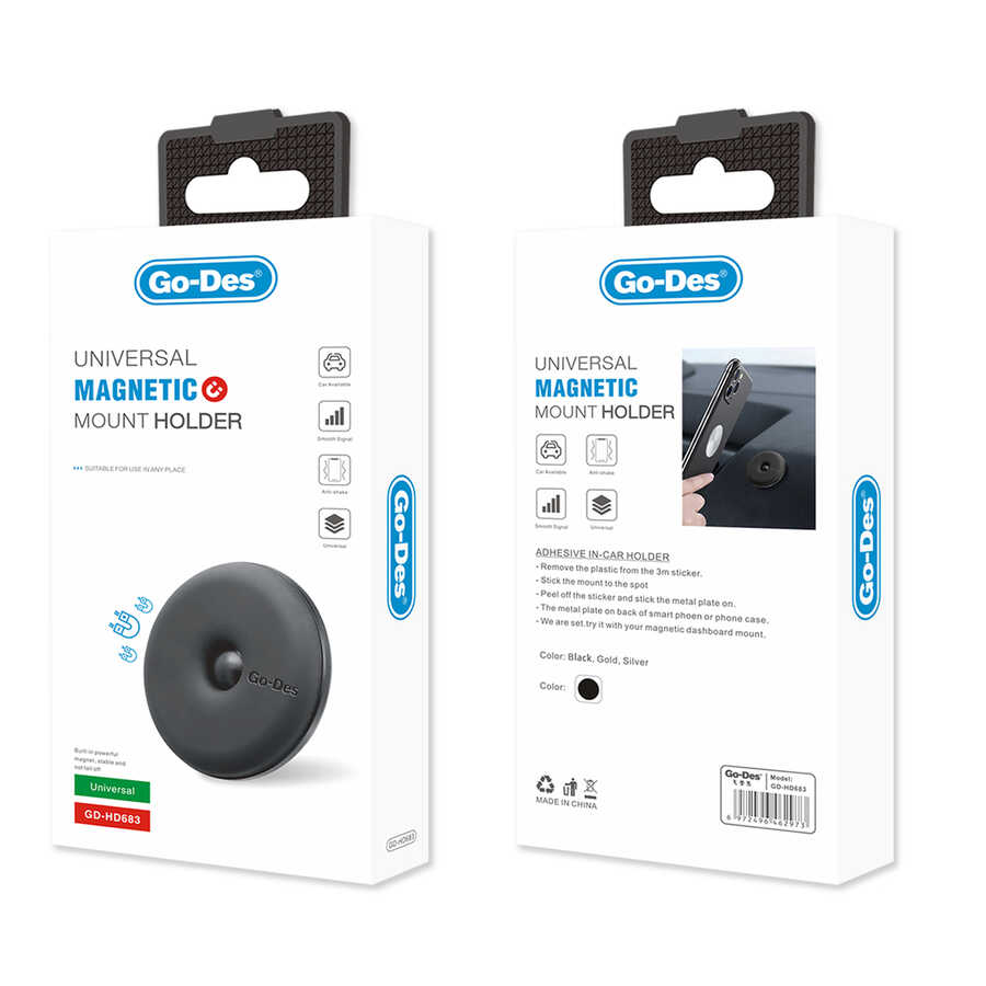 Go Des GD-HD683 Magnetik Araç Telefon Tutucu - 1