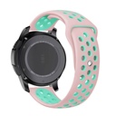 Huawei Honor Magic 2 46Mm 22mm Uyumlu Kordon Silikon Esnek Yumuşak Delikli Spor KRD-02 Kayış