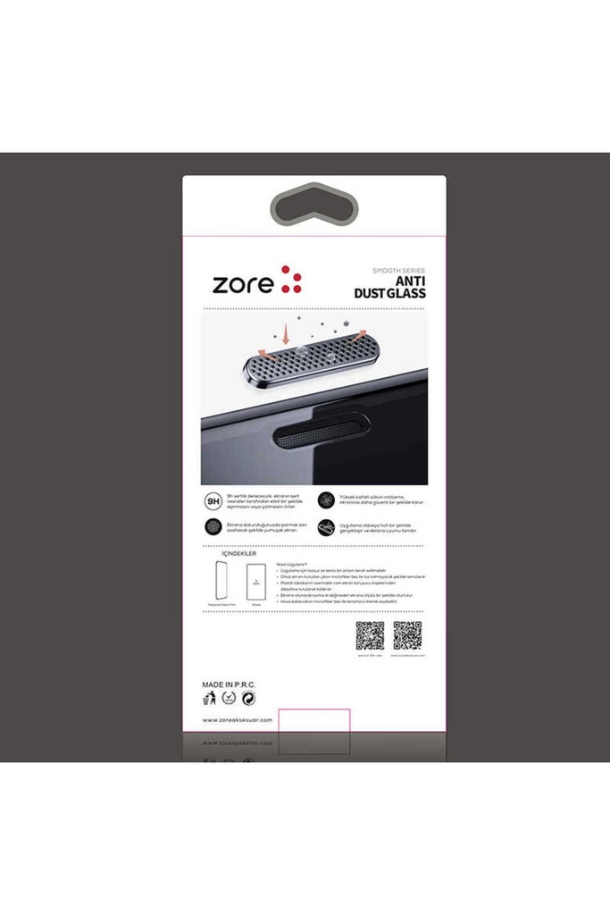 Apple iPhone 12 Uyumlu Zore Anti-Dust Temperli Ekran Koruyucu