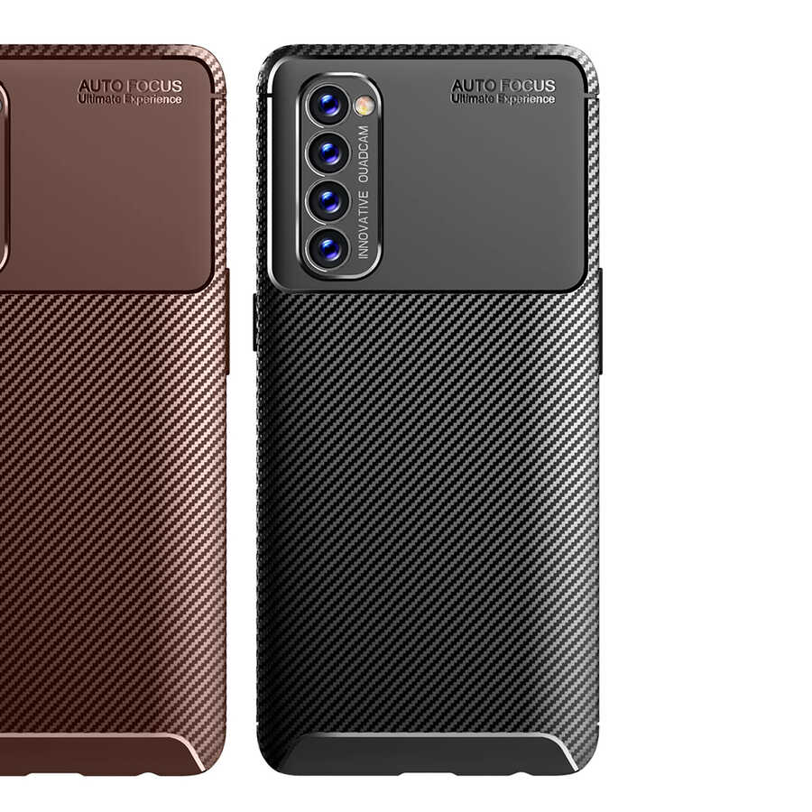 Oppo Reno 4 Pro 4G Uyumlu Kılıf Zore Negro Silikon Kapak - 5