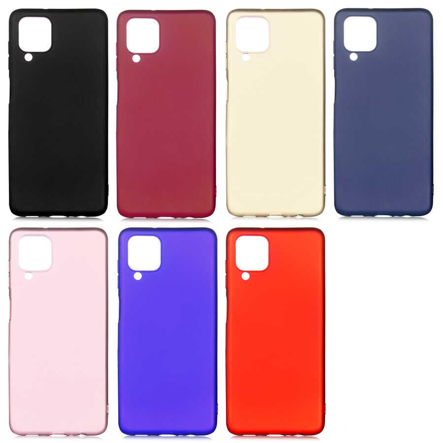Samsung Galaxy A12 Uyumlu Kılıf Zore Premier Silikon Kapak - 1
