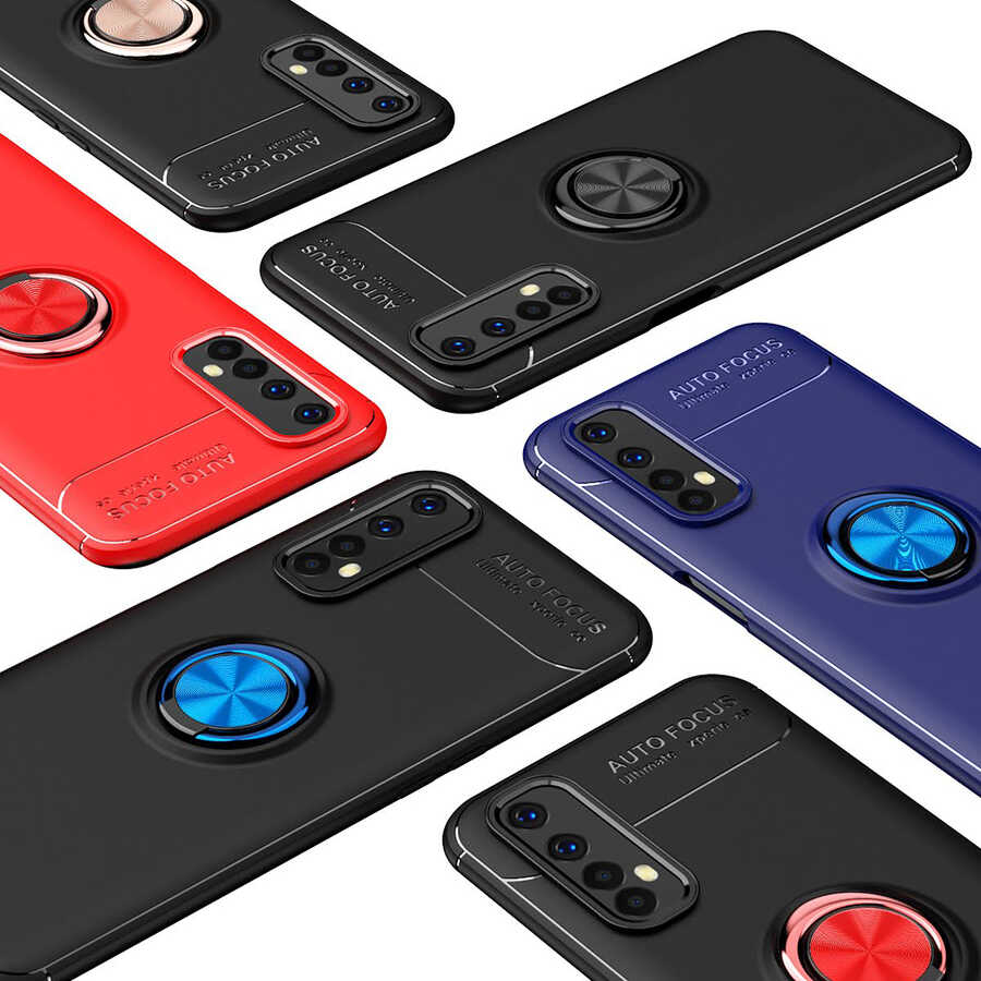 Realme 7 Uyumlu Kılıf Zore Ravel Silikon Kapak - 5
