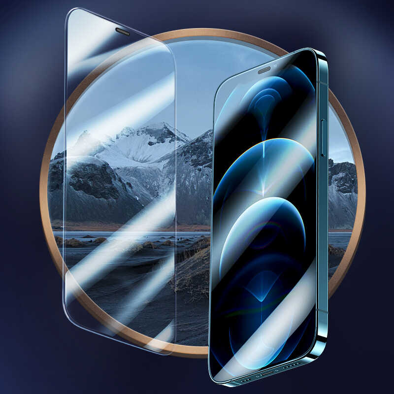 Apple iPhone 12 Pro Max Uyumlu Benks Schott Glass Ekran Koruyucu - 3