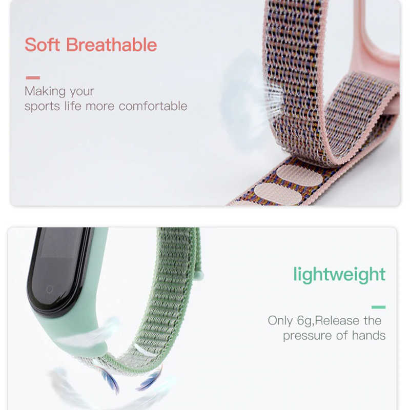 Xiaomi Mi Band 3 Uyumlu KRD-03 Hasır Kordon - 6