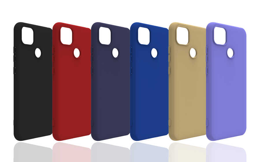 Xiaomi Redmi 9C Uyumlu Kılıf Zore Biye Silikon - 1