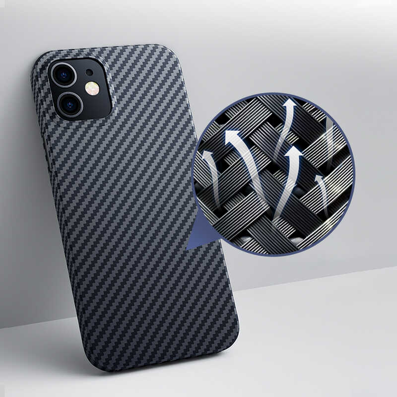 Apple iPhone 12 Uyumlu Kılıf Benks Aramid Kapak - 3
