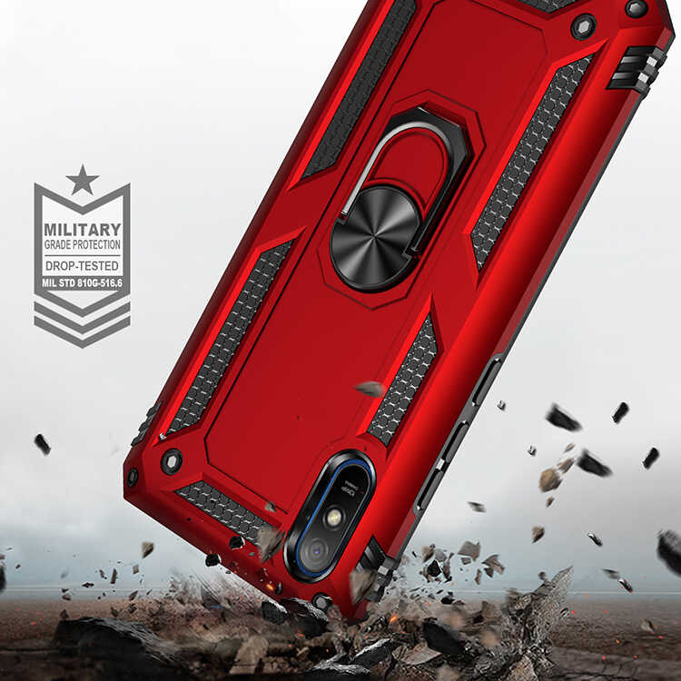 Xiaomi Redmi 9A Uyumlu Kılıf Zore Vega Kapak - 4