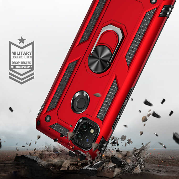 Xiaomi Redmi 9C Uyumlu Kılıf Zore Vega Kapak - 5