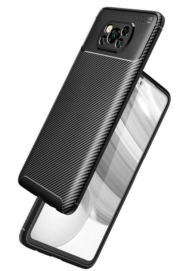 Xiaomi Poco X3 Uyumlu Kılıf Zore Negro Silikon Kapak - 1