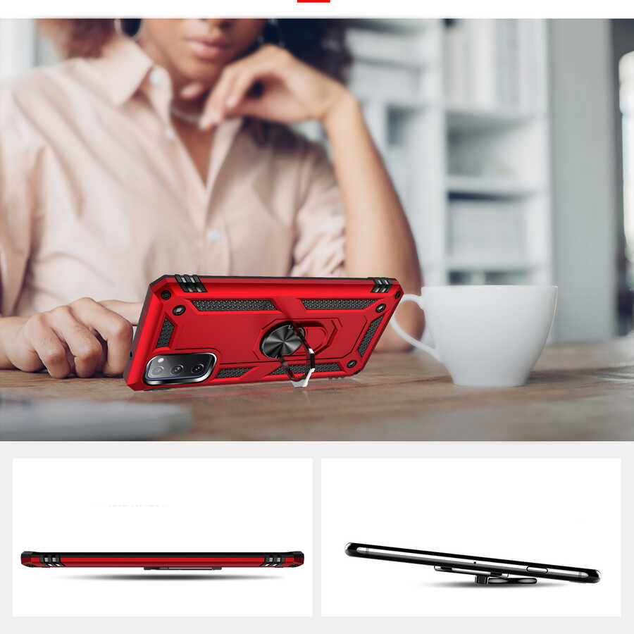 Samsung Galaxy S20 FE Uyumlu Kılıf Zore Vega Kapak - 3