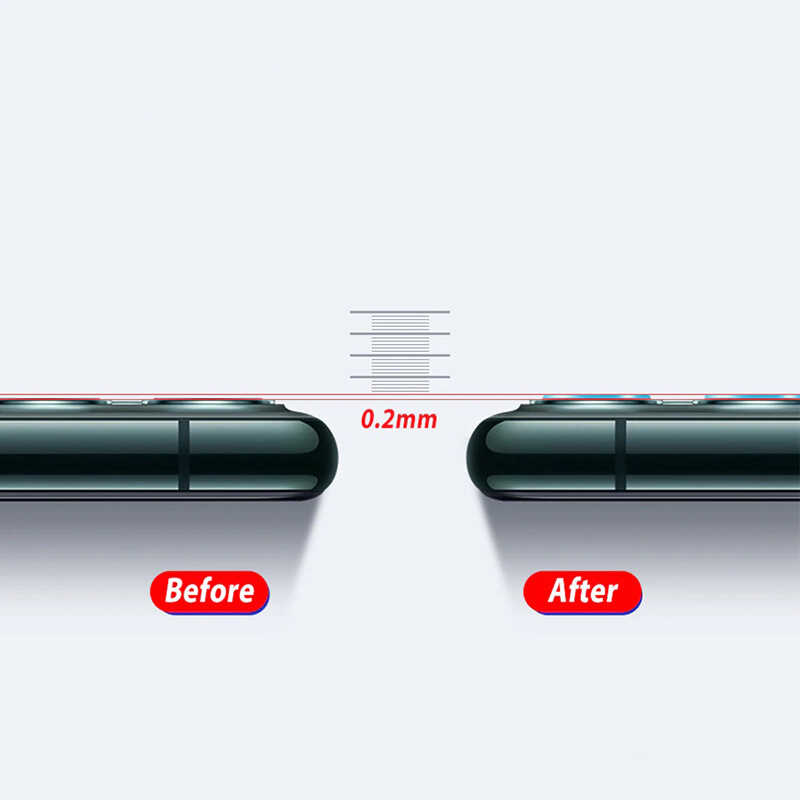 Apple iPhone 12 Mini Uyumlu Go Des Lens Shield Kamera Lens Koruyucu - 2