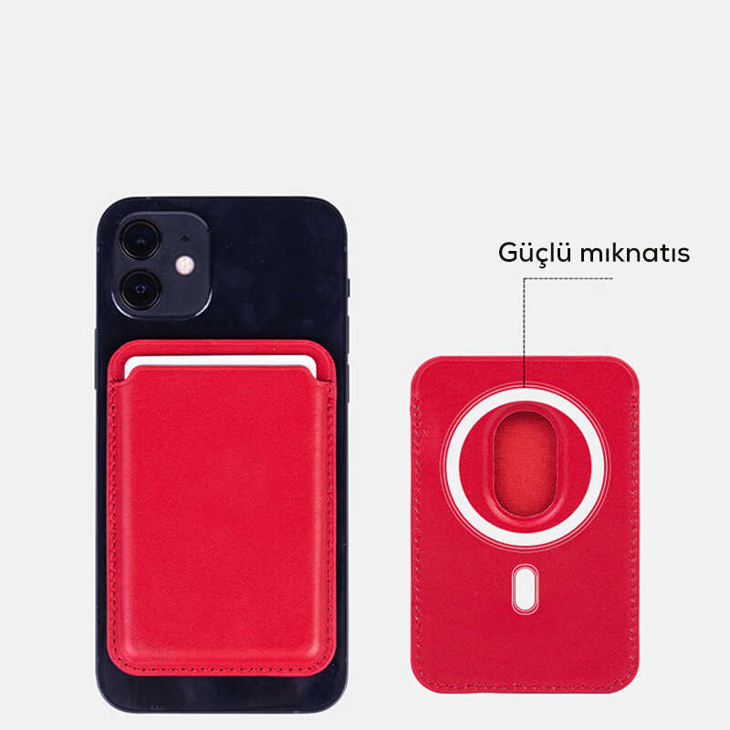 Apple iPhone 12 Mini Uyumlu Zore Cardsafe Kartlık - 5