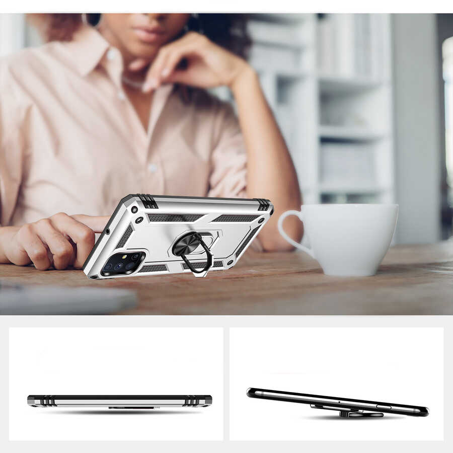 Samsung Galaxy M51 Uyumlu Kılıf Zore Vega Kapak - 2