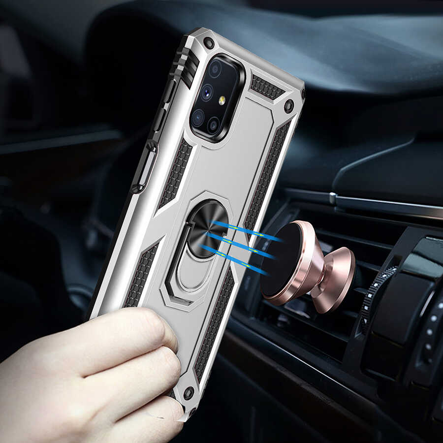 Samsung Galaxy M51 Uyumlu Kılıf Zore Vega Kapak - 7