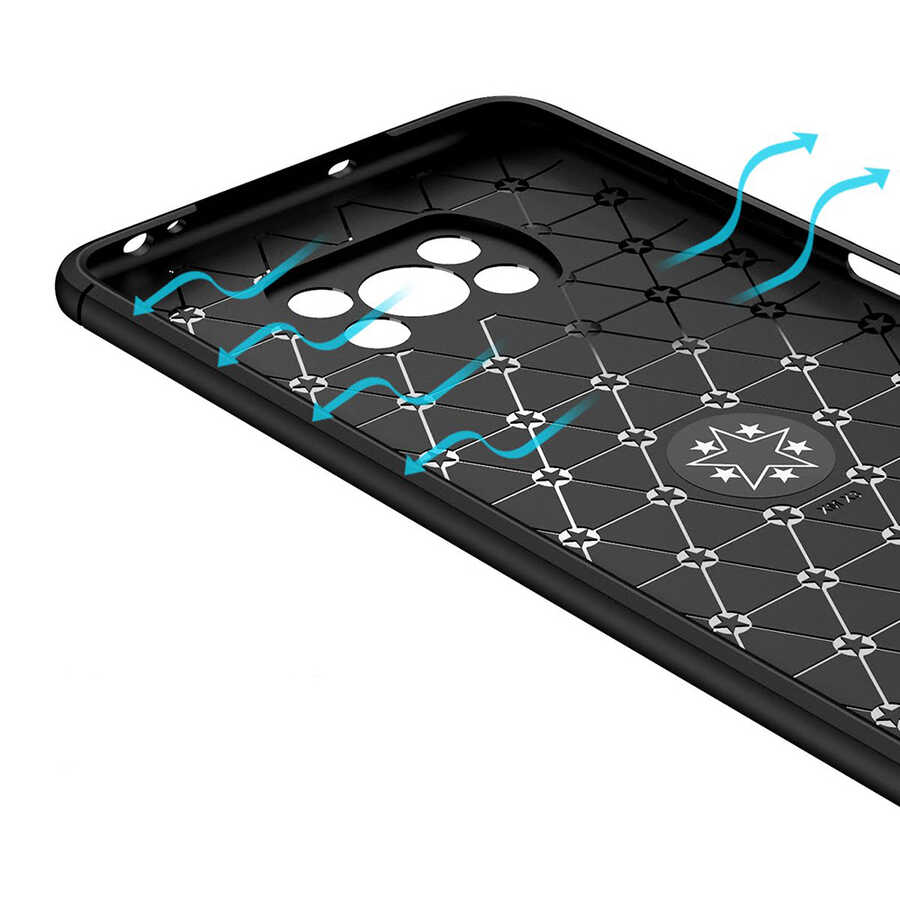 Xiaomi Poco X3 Uyumlu Kılıf Zore Ravel Silikon Kapak - 5