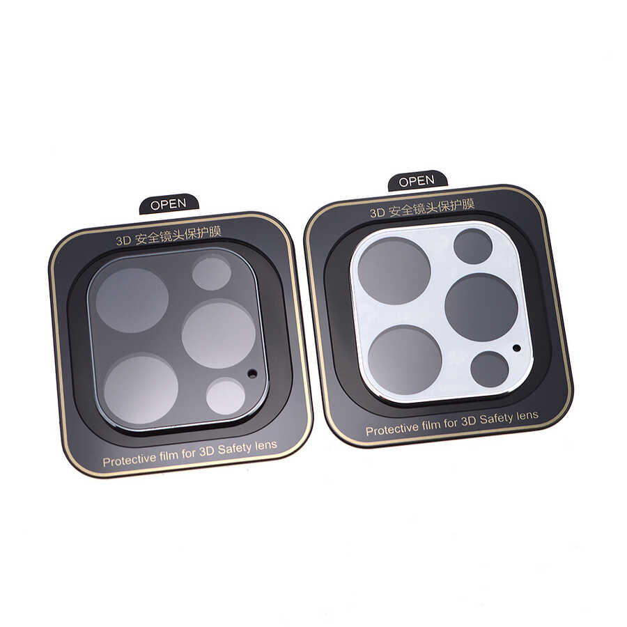 Apple iPhone 12 Pro Max Uyumlu Zore Kamera Koruyucu - 3