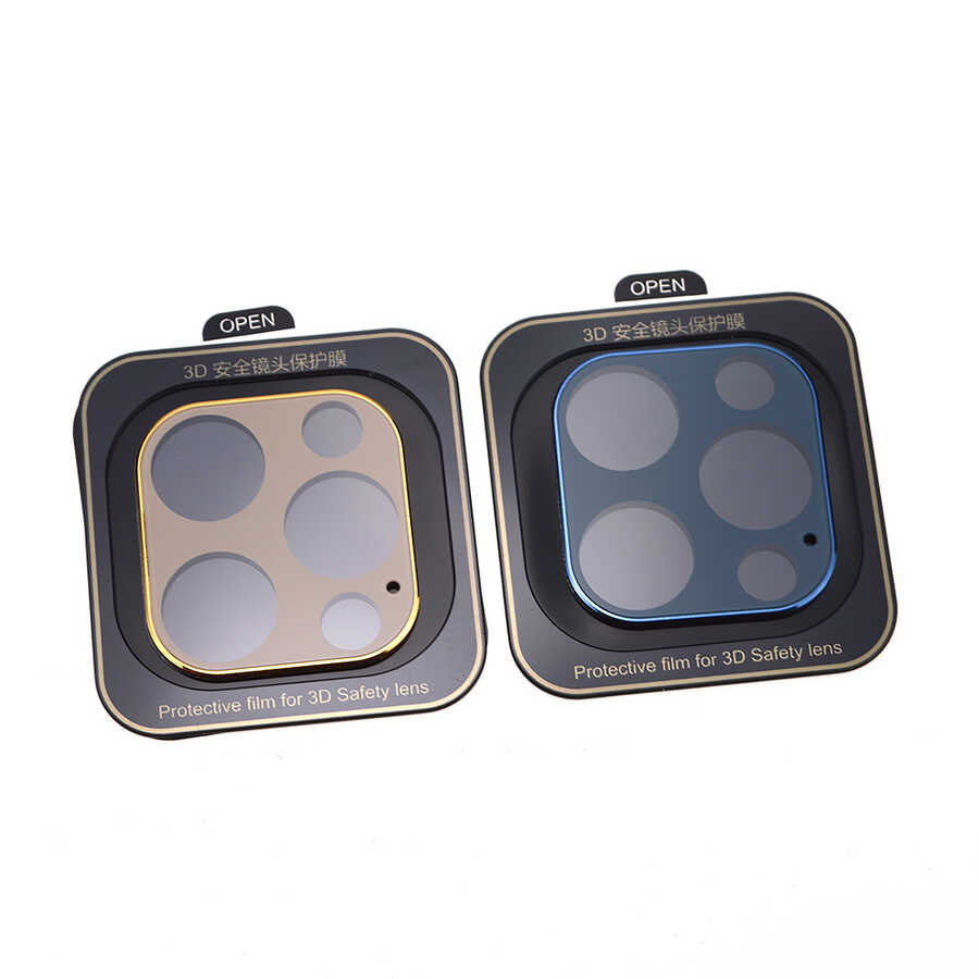 Apple iPhone 12 Pro Max Uyumlu Zore Kamera Koruyucu - 4