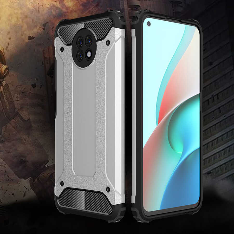Xiaomi Redmi Note 9 5G Uyumlu Kılıf Zore Crash Silikon Kapak - 1