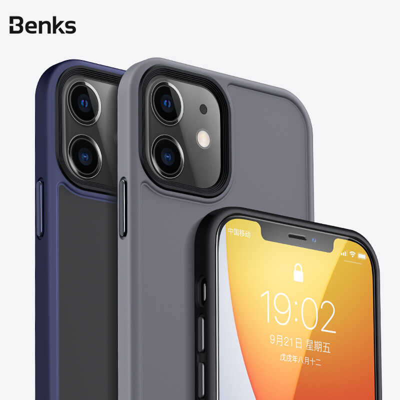 Apple iPhone 12 Mini Uyumlu Kılıf Benks Hybrid Kapak - 1