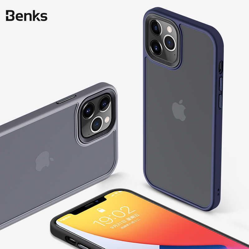 Apple iPhone 12 Pro Uyumlu Kılıf Benks Hybrid Kapak - 4