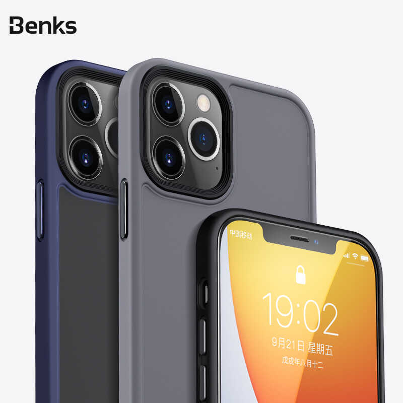 Apple iPhone 12 Pro Max Uyumlu Kılıf Benks Hybrid Kapak - 1