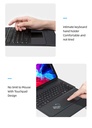 Apple iPad Pro 12.9 2020 Uyumlu (4.Nesil) Benks Multifunctional Kablosuz Klavyeli Kılıf - 7