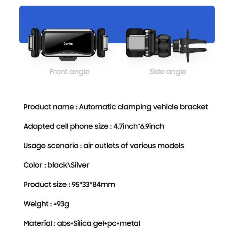 ​Benks CZ01 Araç Telefon Tutucu - 8