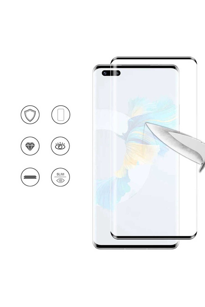 Huawei Mate 40 Pro Uyumlu Zore Süper Pet Ekran Koruyucu Jelatin