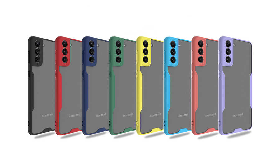 Samsung Galaxy S21 Plus Uyumlu Kılıf Zore Parfe Kapak - 1